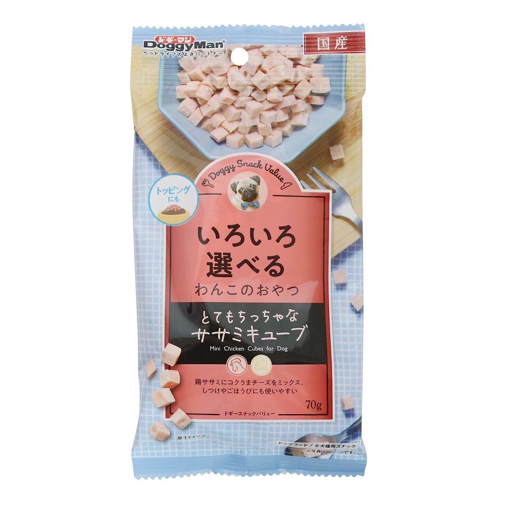 Doggy Man Doggy Snack Value Very Tiny Chicken Cubes 70g