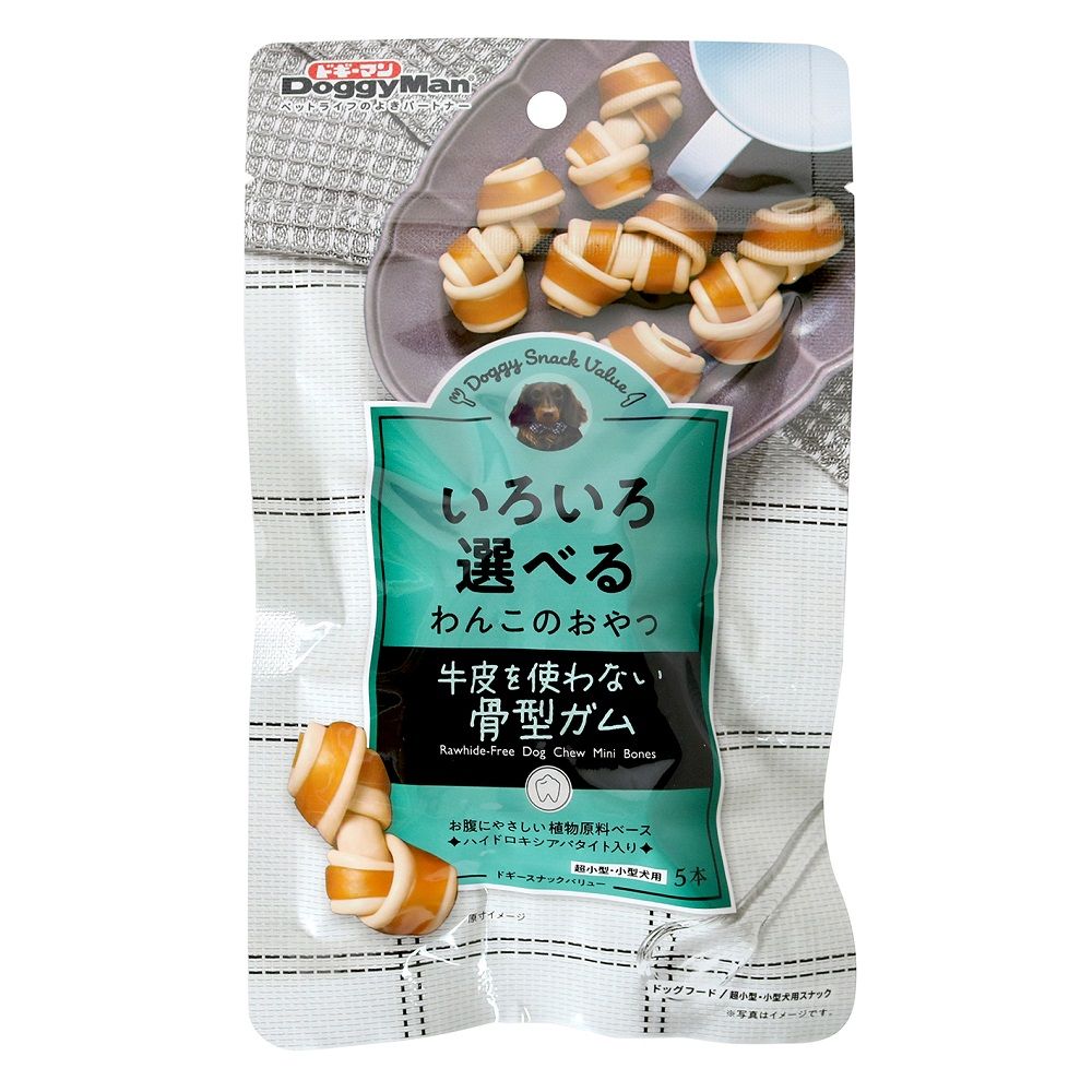 Doggy Man Doggy Snack Value Bone-Shaped Gum Without Beef Hide 5 pieces