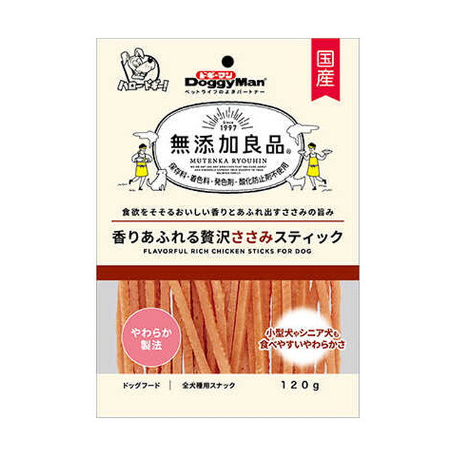 Additive-Free Goodness Fragrant Luxury Chicken Breast Sticks 120g