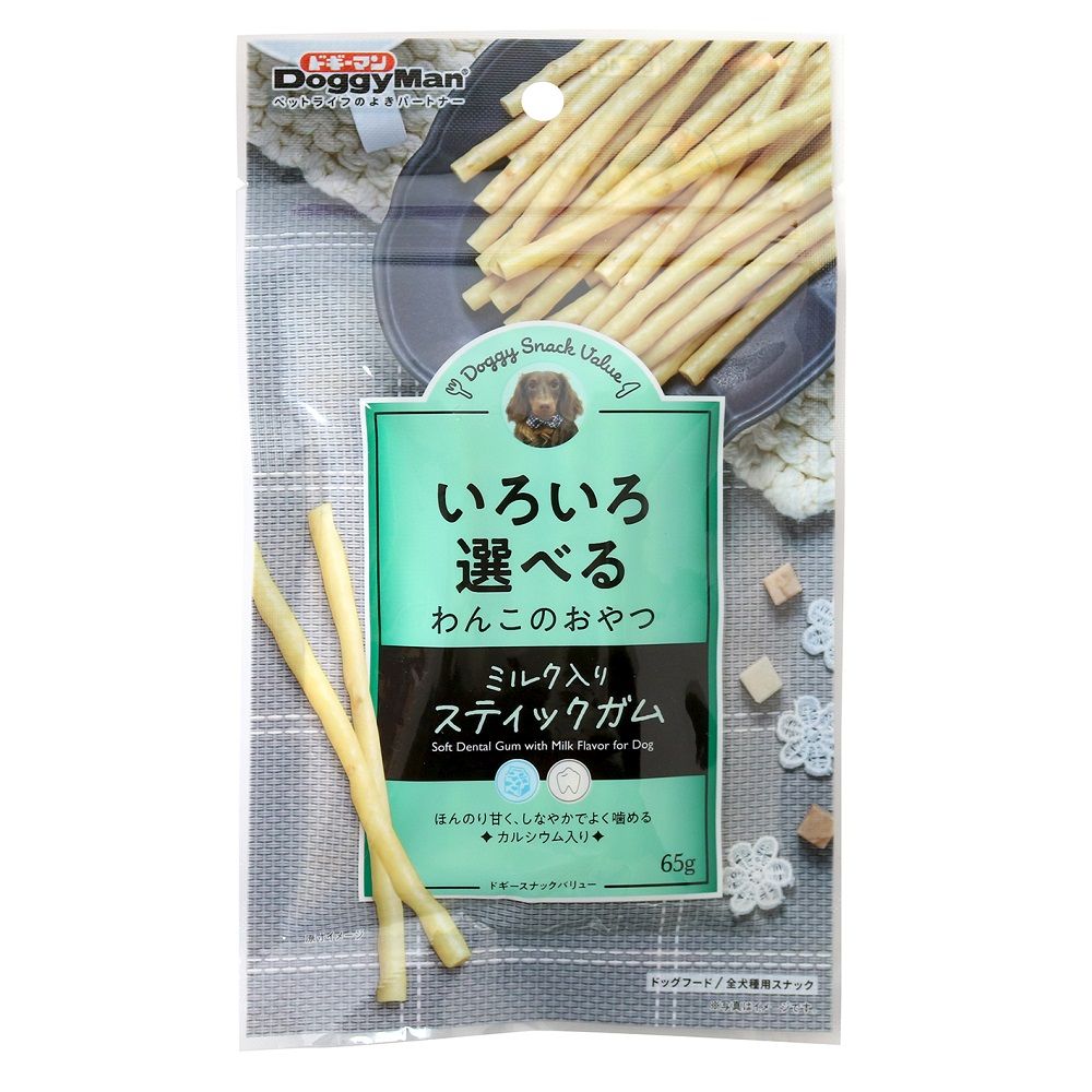 Doggy Man Doggy Snack Value Milk Stick Gum 65g
