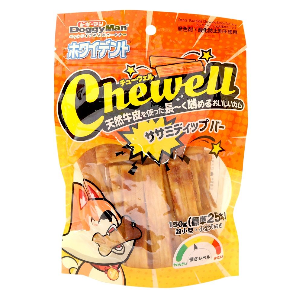 Doggy Man Whydent Chewell Chicken Dip Bar 150g (Standard 25 pieces)
