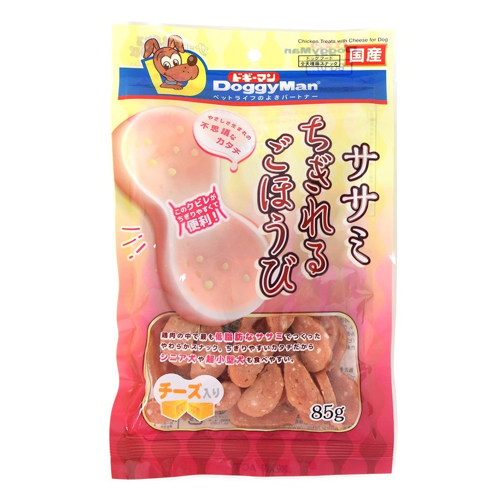 Dogyman Tearable Chicken Breast Reward with Cheese 85g