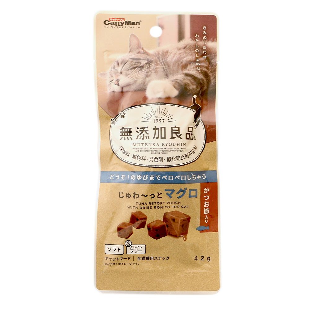 Cattyman Additive-Free Goodness Juicy Tuna with Bonito Flakes 42g