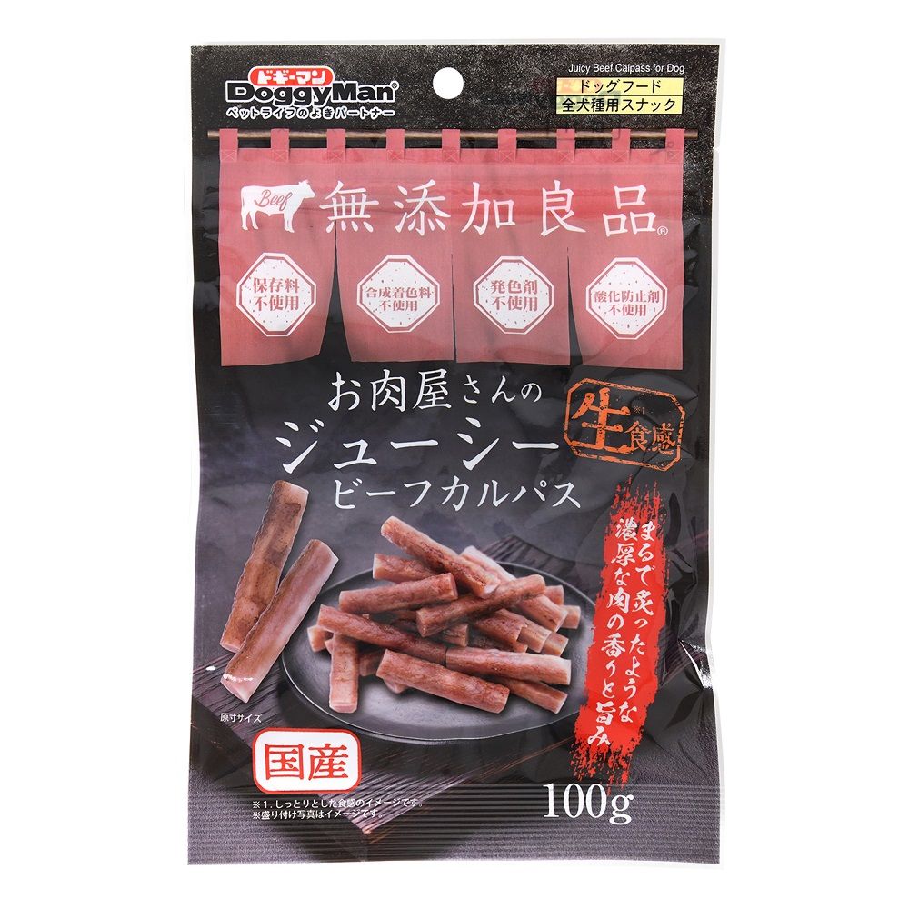 Doggy Man Juicy Beef Calpas 100g
