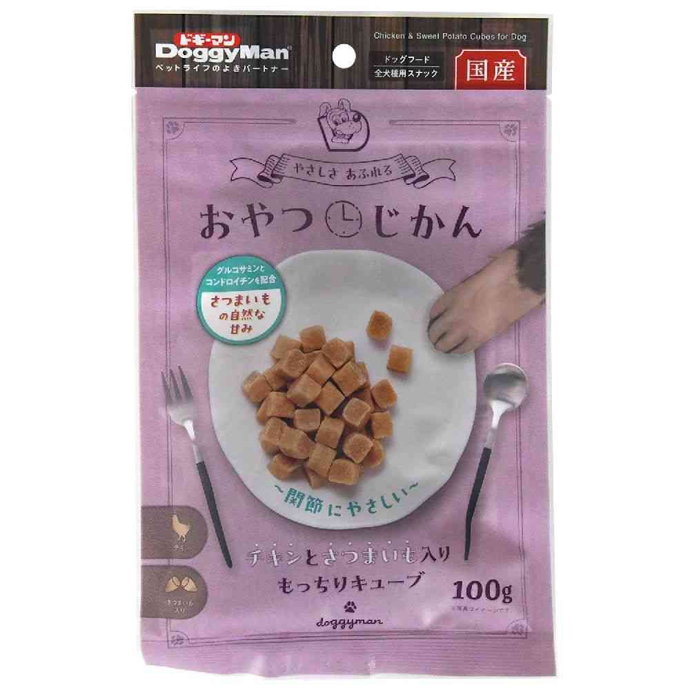 Dogyman Snack Time Chicken and Sweet Potato Cubes 100g