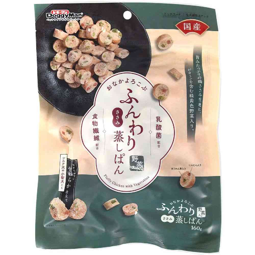 Dogyman Soft Steamed Chicken Breast Vegetable Bread 160g