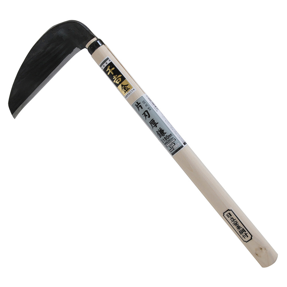Shinshu Type Single-Edged Thick Sickle 180MM