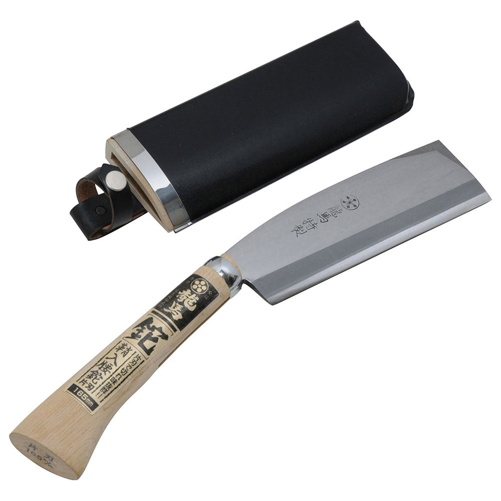 Sheathed Single-Edged Knife 165MM