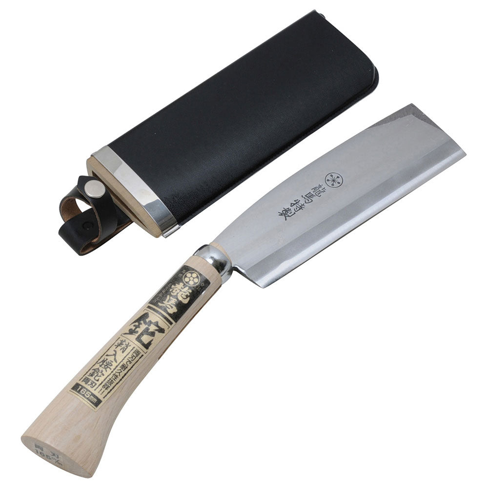 Sheathed Double-Edged Knife 165MM
