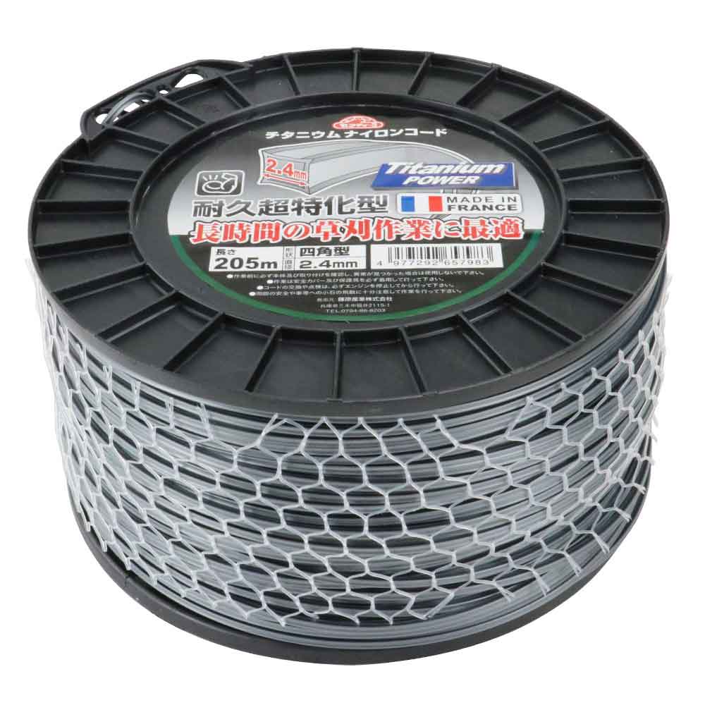 Titanium Nylon Cord Square Type 2.4MMX205M