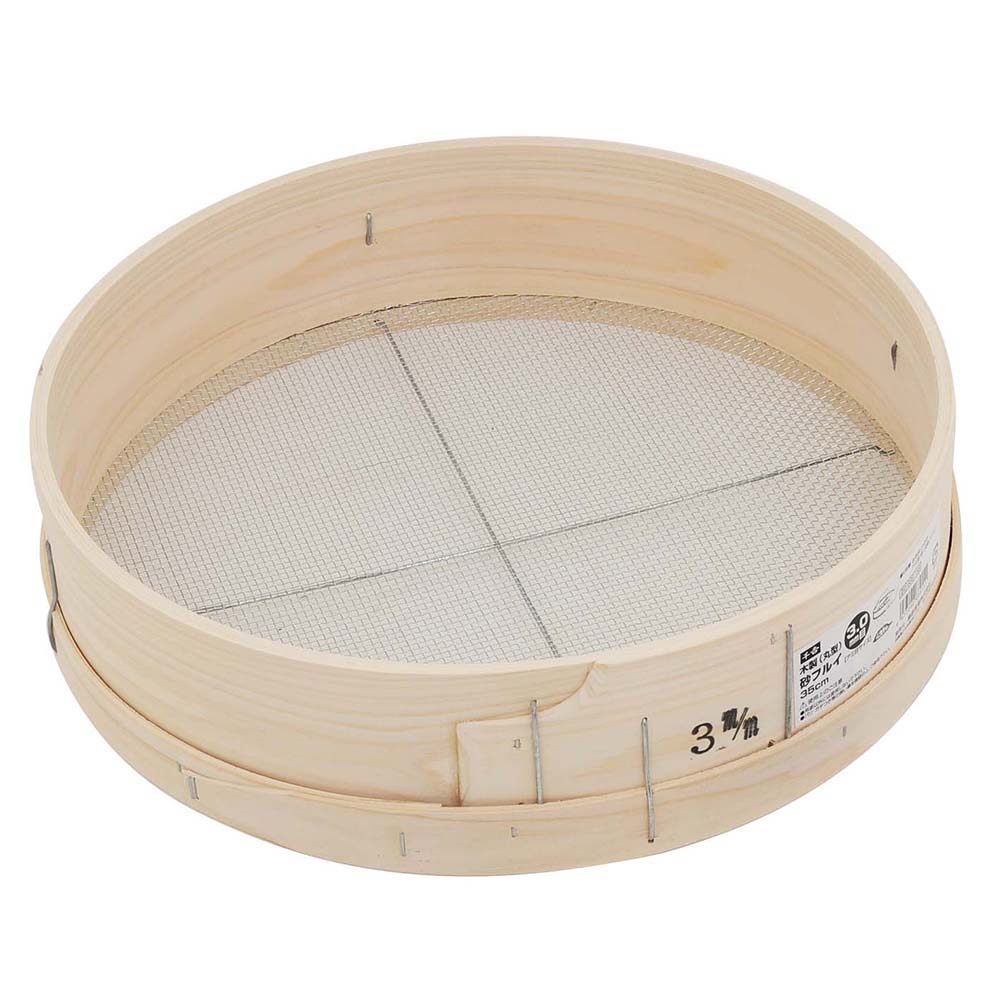 Wooden Sand Sieve (Round) 35cm 3.0MM
