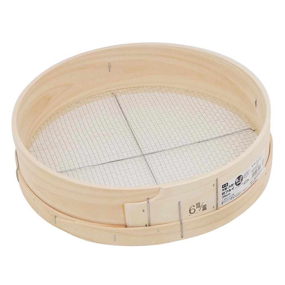 Wooden Sand Sieve (Round) 35cm 6.0MM