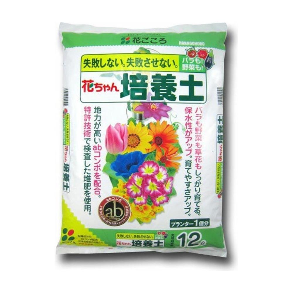 Hanagokoro Fulvic Acid Flower Soil AB 12L