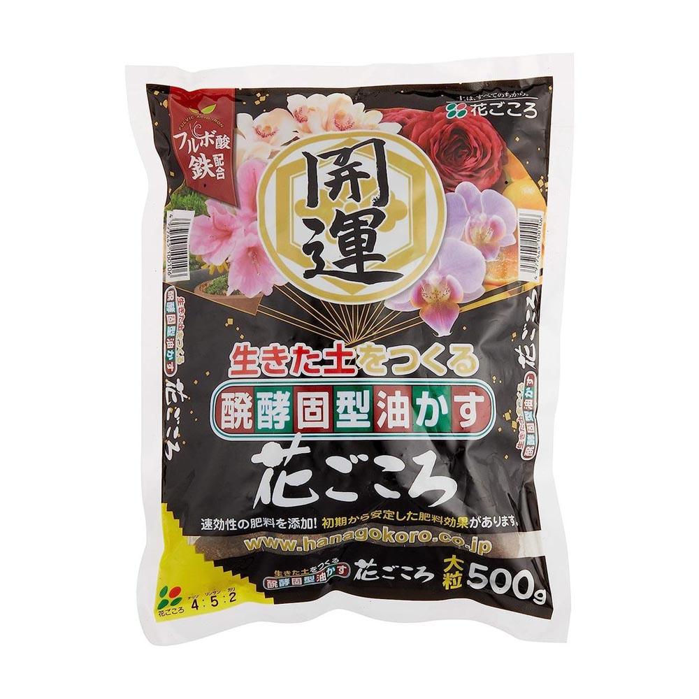 Hanagokoro Oil Cake Organic Fertilizer Large Granules 500g