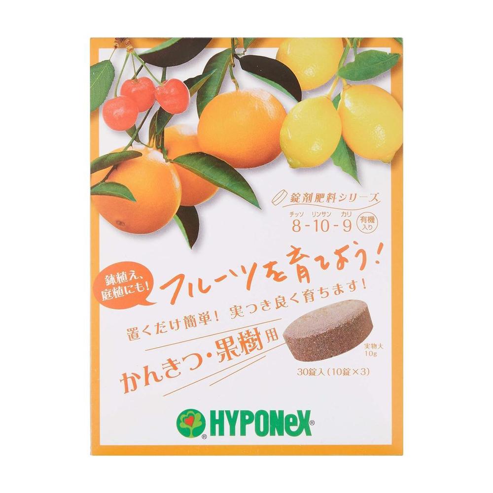 Hyponex Tablet Fertilizer Series for Citrus and Fruit Trees 30 Tablets