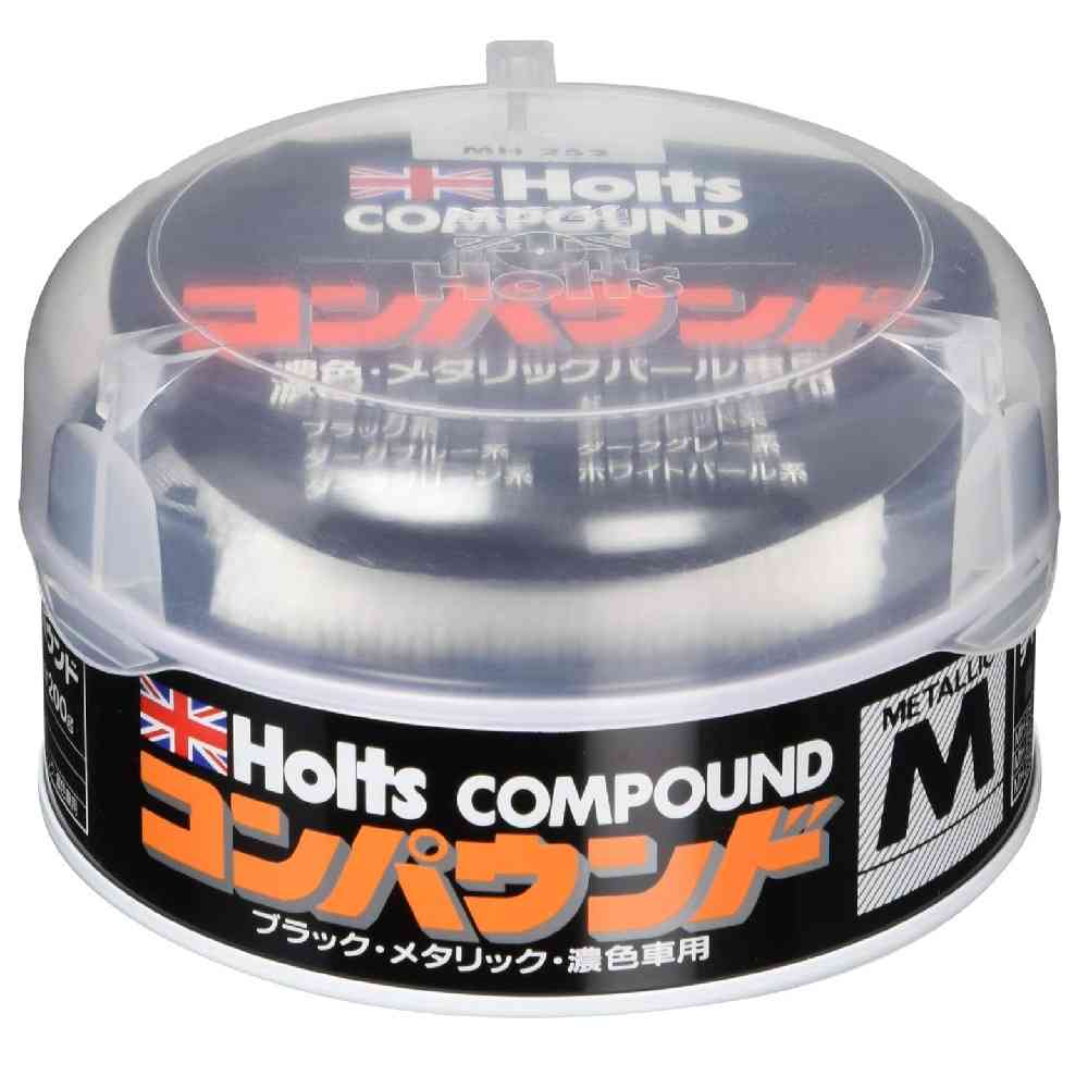 Musashi Holts Tin Compound Black Metallic for Dark Cars MH252 200g