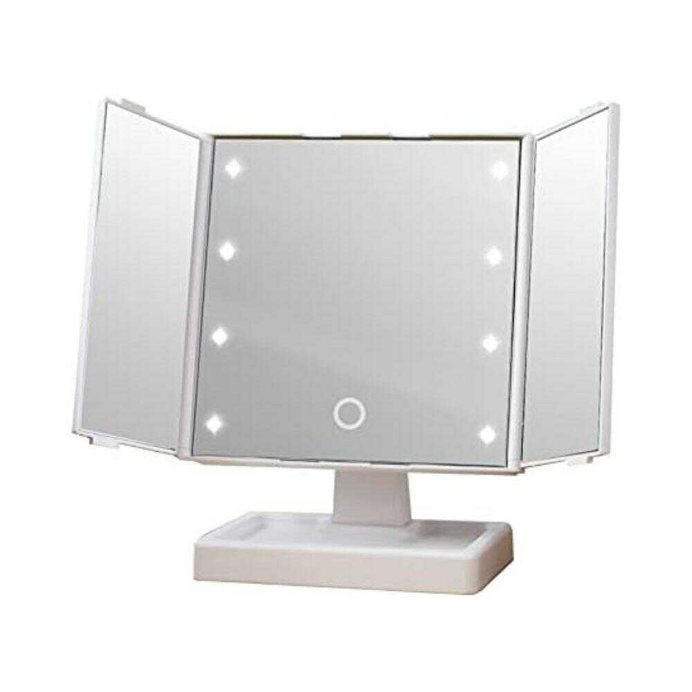 Yamamura Three-Sided LED Mirror White 1 Piece