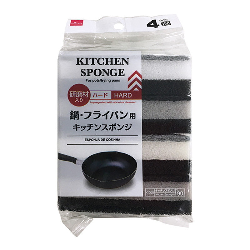 Hard Kitchen Sponge (4 pieces)
