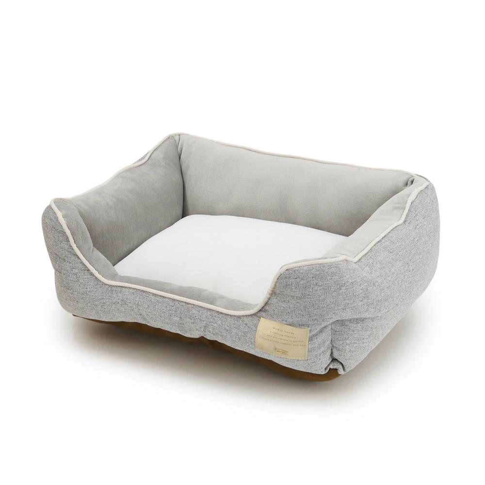 Homey All-Season Square Bed S Gray