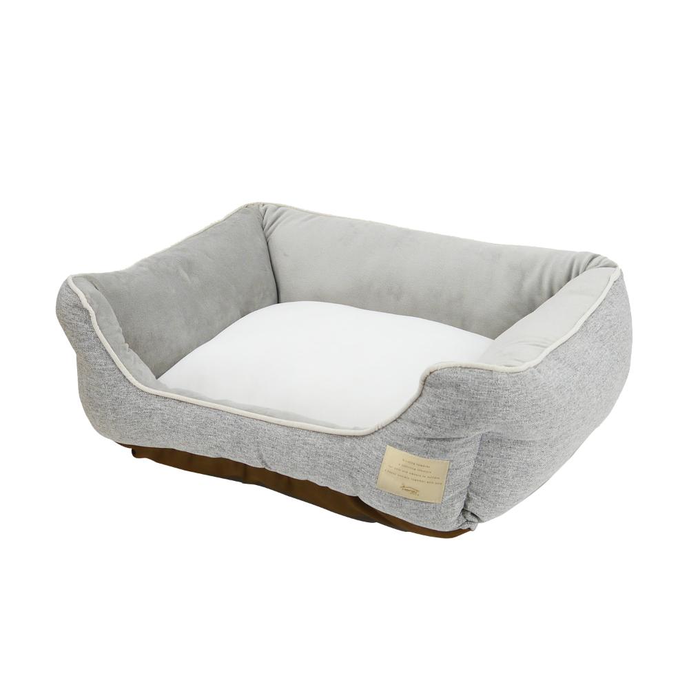 Homey All-Season Square Bed M Gray