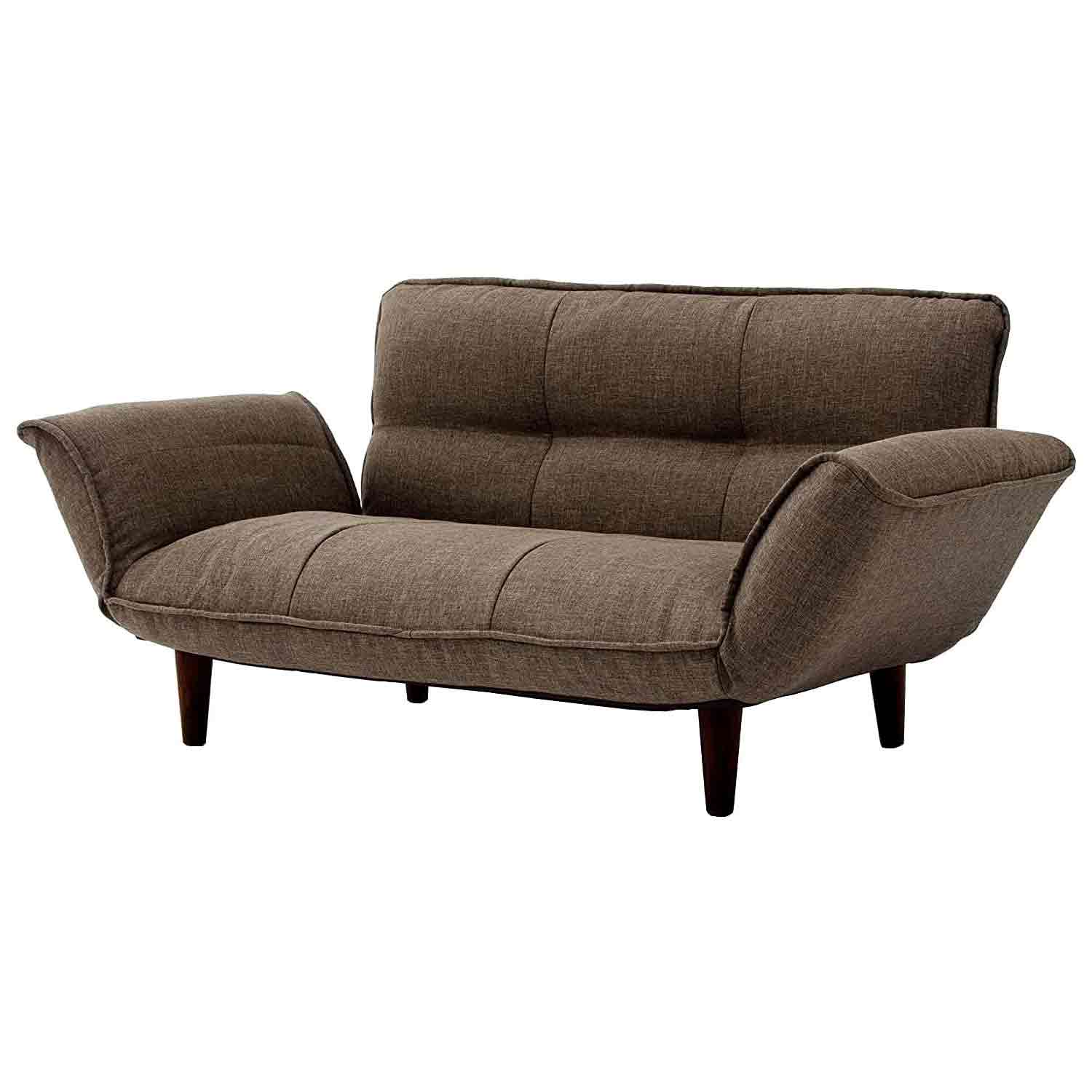 Made in Japan Couch Sofa for Two - KAN Dalian Brown