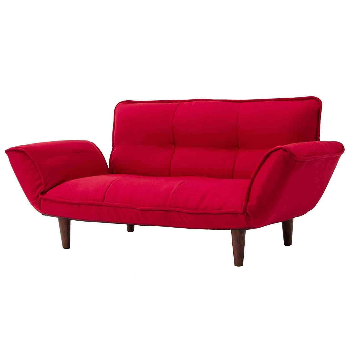 Made in Japan Couch Sofa for Two - KAN Dalian Red