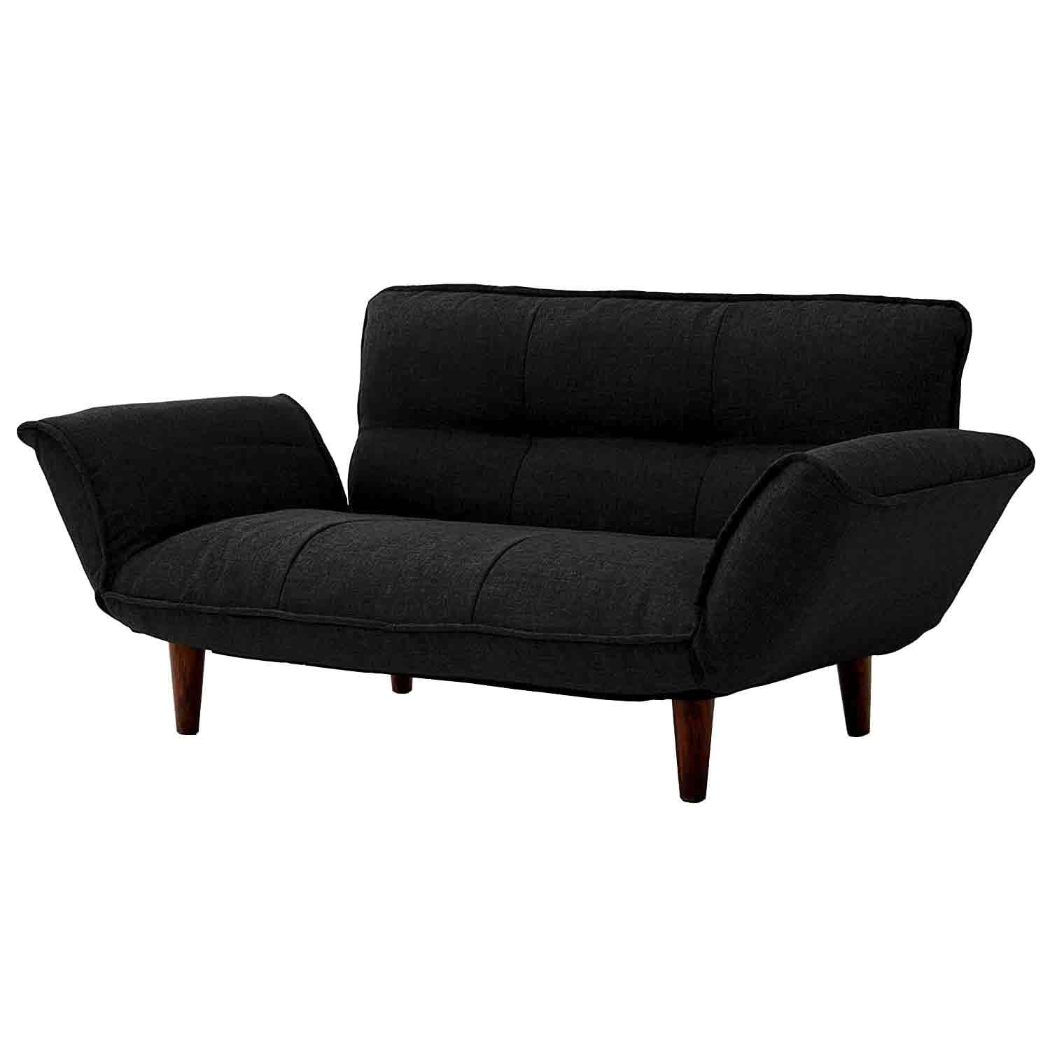 Made in Japan Couch Sofa for Two - KAN Dalian Black