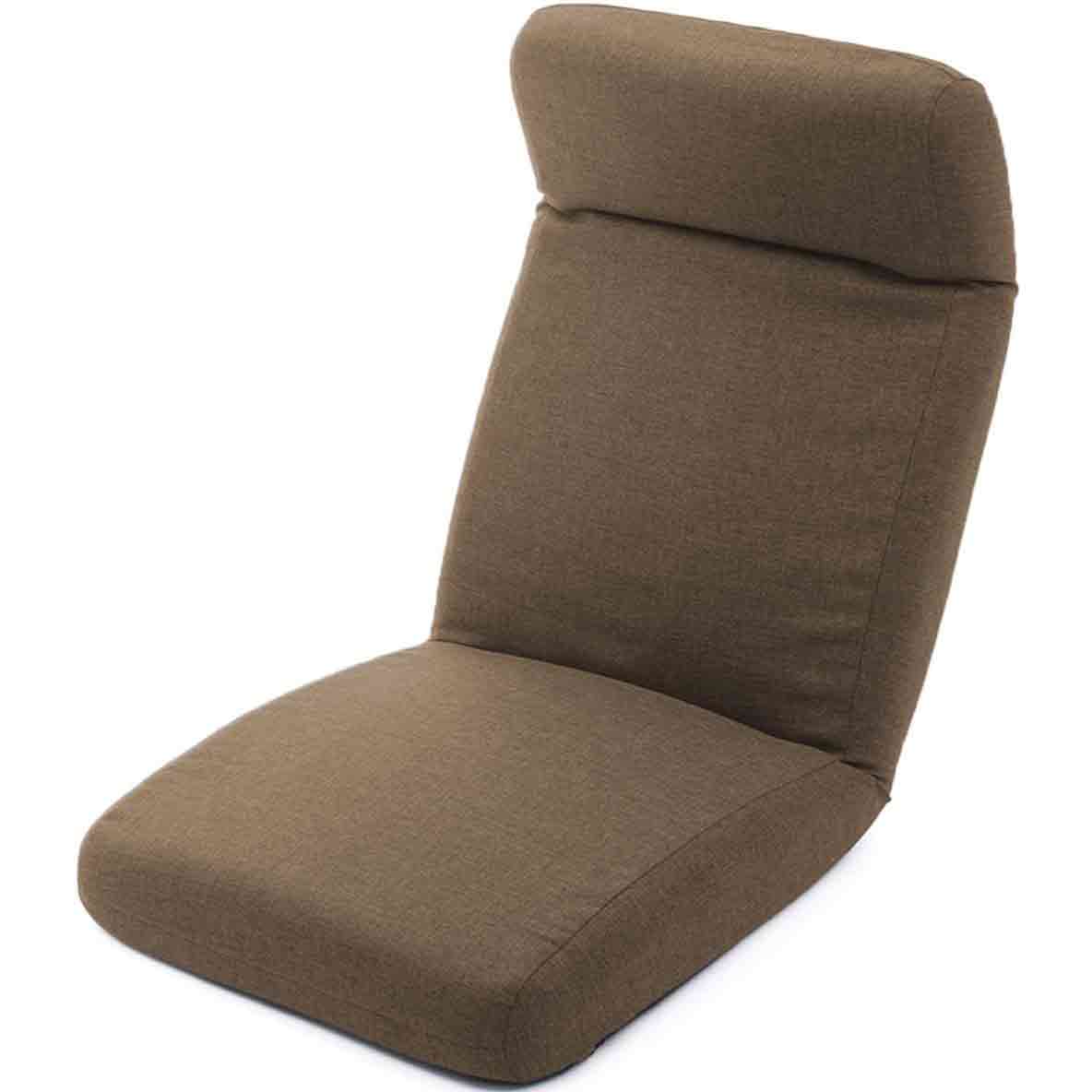 Made in Japan Low Resilience Reclining Floor Chair - Dalian Brown