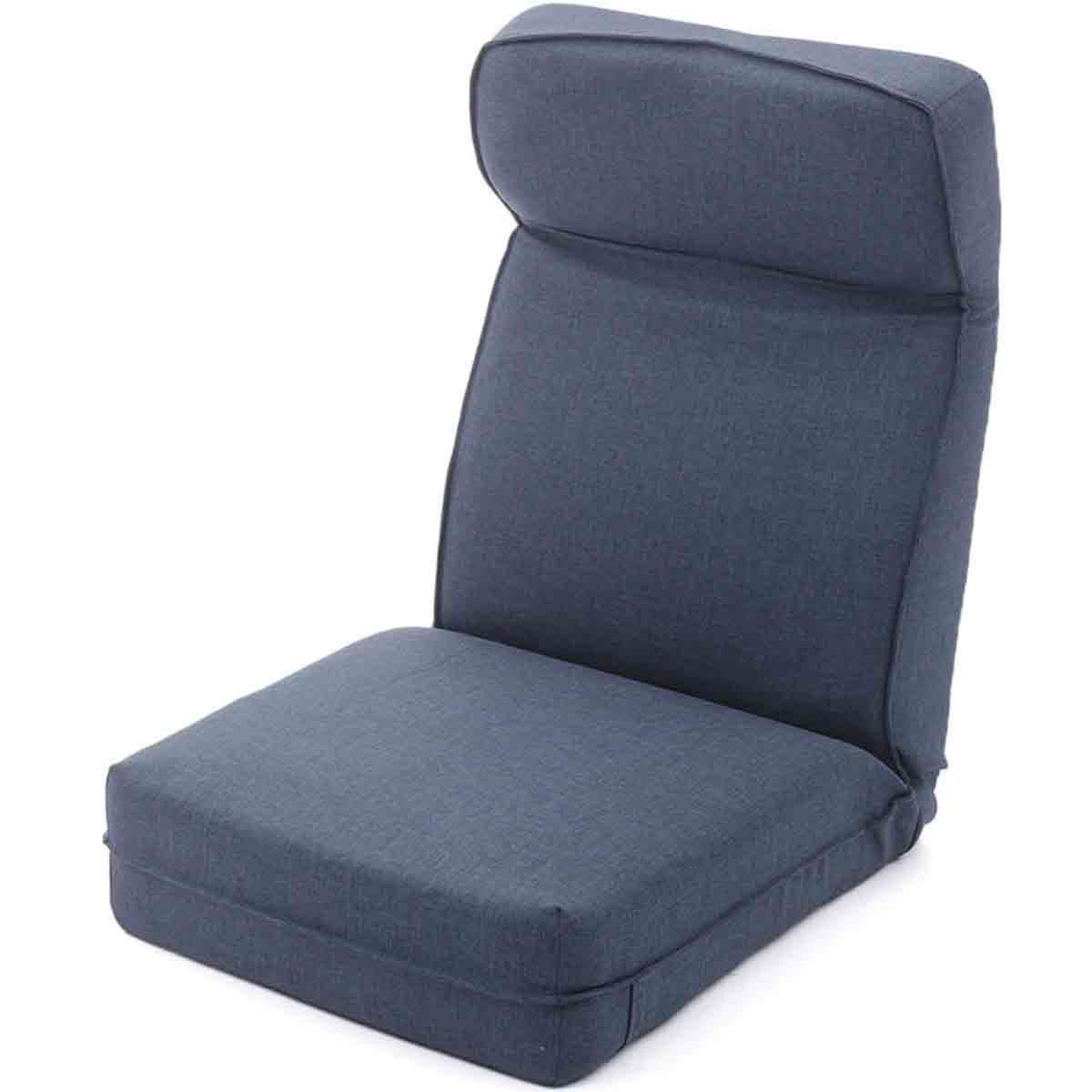 Made in Japan Head Recline P Coil Chair Denim Indigo Blue