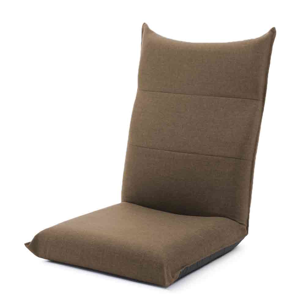 Made in Japan High Back Chair Compact Dalian Brown