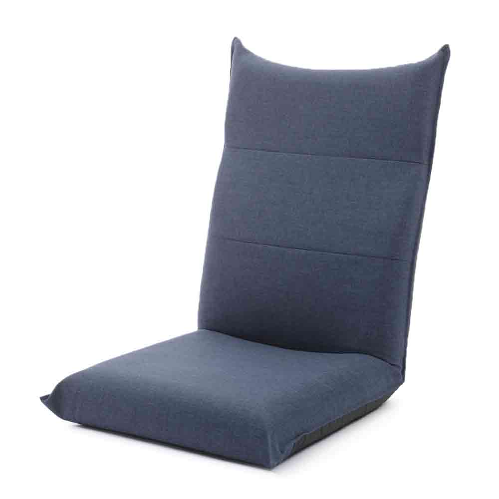 Made in Japan High Back Chair Compact Indigo Blue