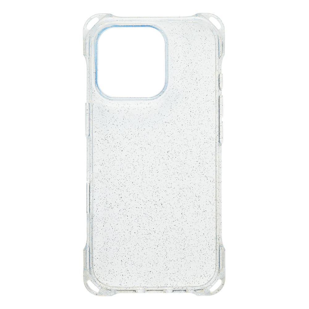 Sankcrest iPhone 16 Pro 4-Hole Case Clear Glitter i38RiJS02
