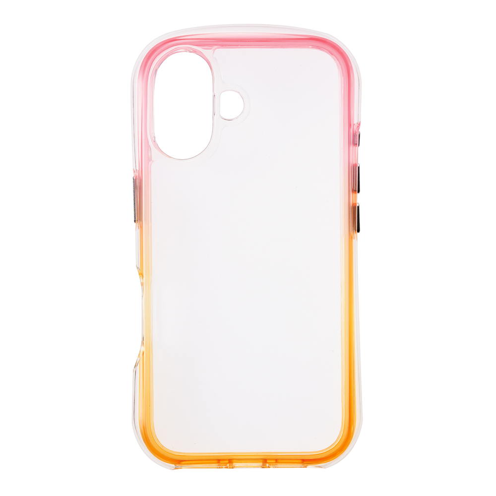 Sankrest iPhone 16 AIR SHOCK MAX Case Pink x Yellow i38FiJA02