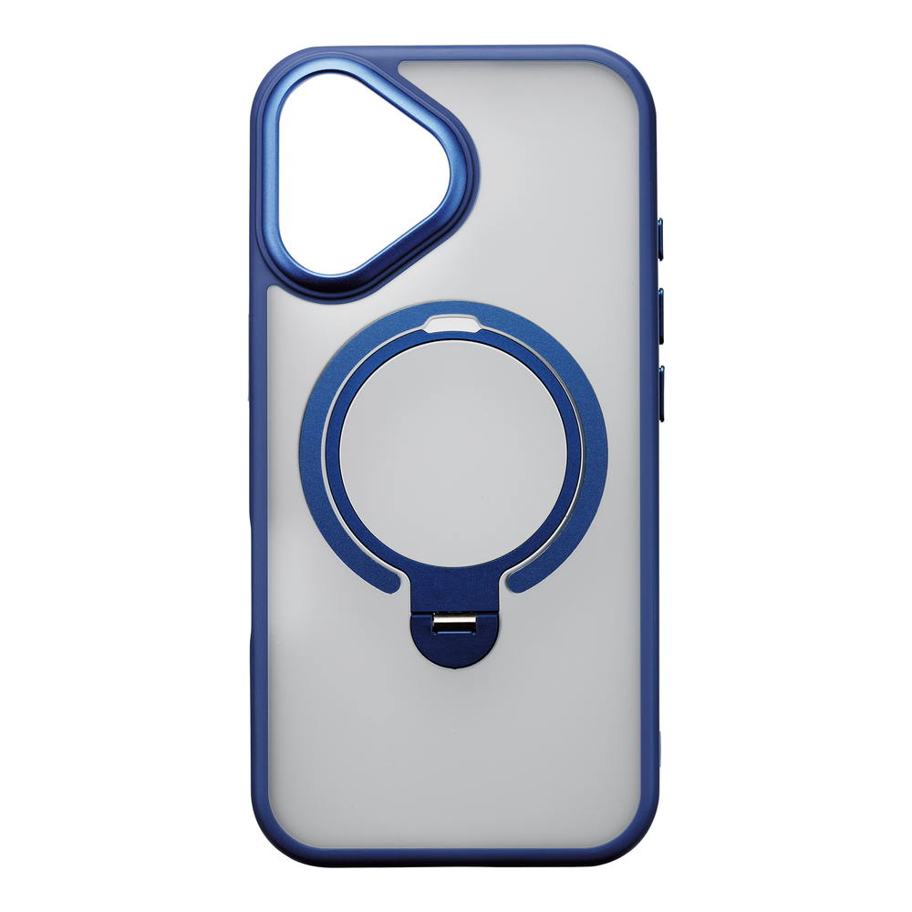 Sankcrest iPhone 16 MagStaPLUS Case Navy i38FiJS06