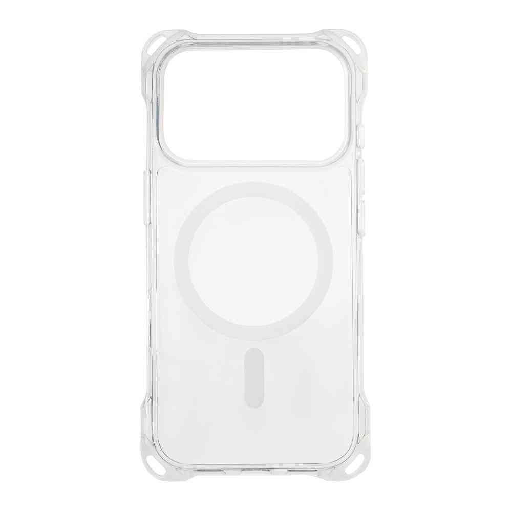 Sankcrest 4-Hole Case MagSafe Compatible Clear for iPhone 17 Pro
