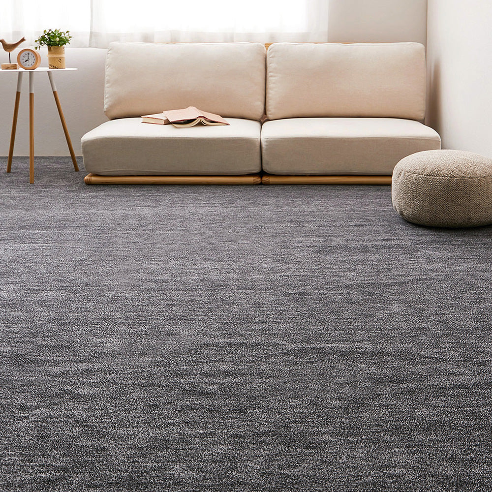 Pet-Friendly Woven Carpet Raum 261×352cm Black