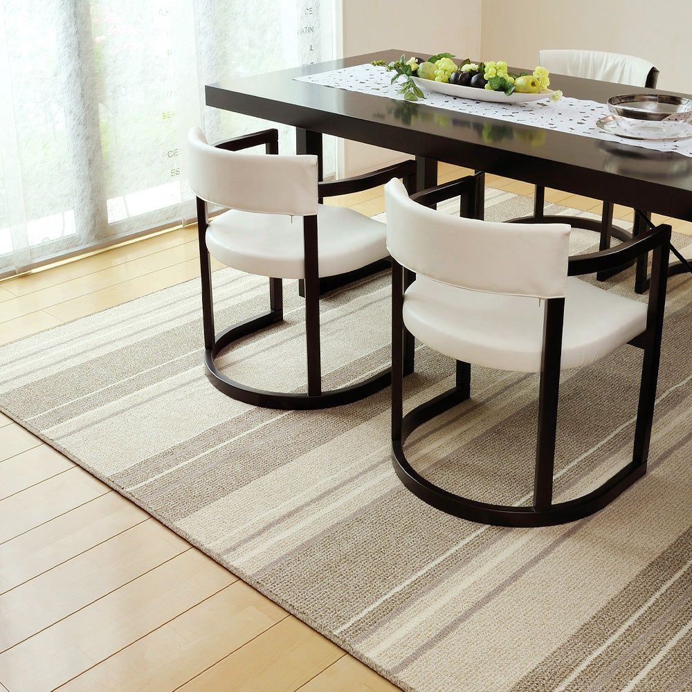 Water-Resistant Dining Rug Marge 240×330cm Ivory