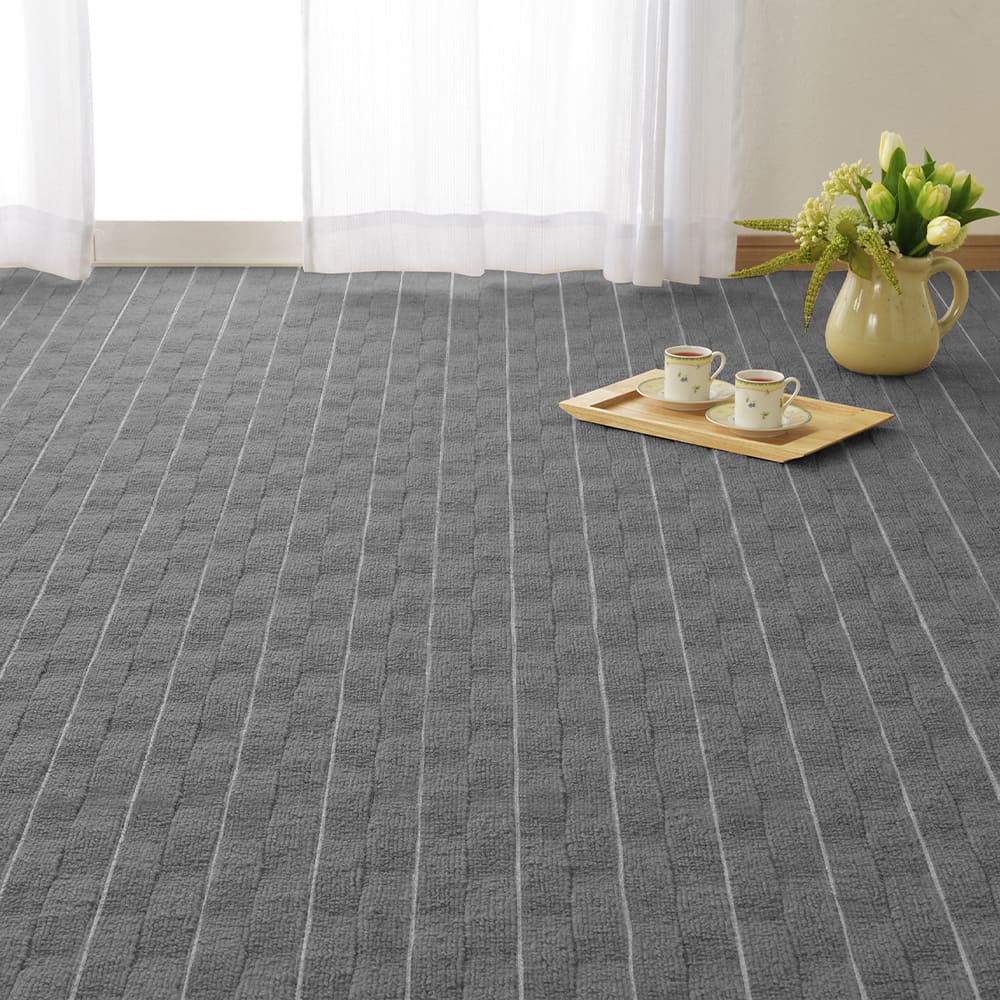 3D Woven Flat Carpet Meteor 6-Tatami Mat Gray
