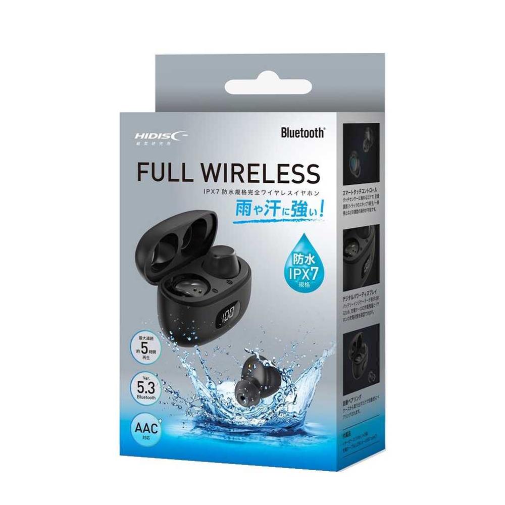HIDISC IPX7 Waterproof Full Wireless Earphones