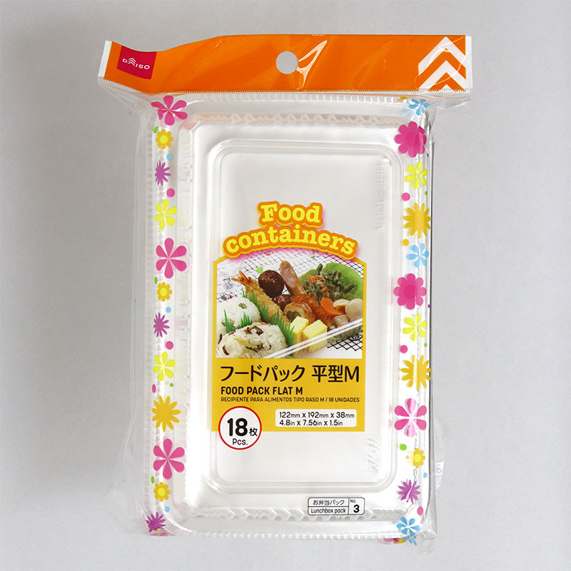 Flat Food Packs M (18 Pieces)