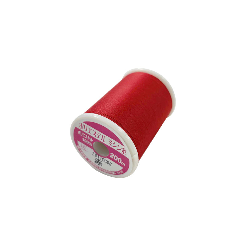 Polyester Sewing Thread (Red, #50)
