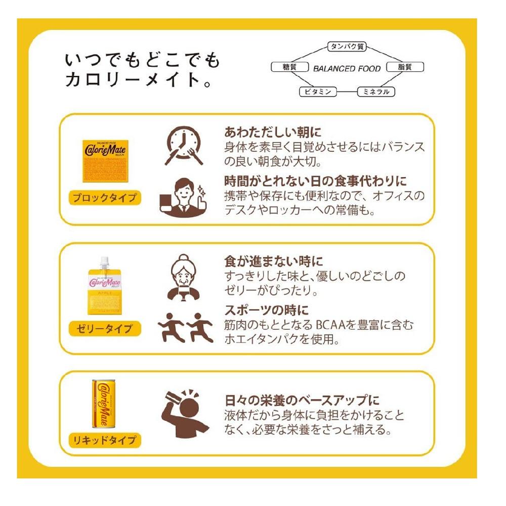 Otsuka Pharmaceutical CalorieMate Block Maple Flavor 4 Bars
