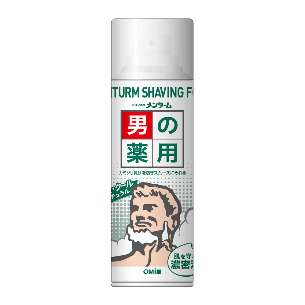 Omi Brothers Menthol Medicated Shaving Foam Natural N 200g