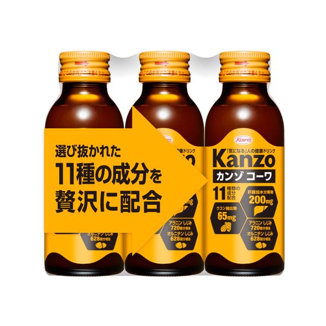 Kowa Kanzo Kowa Drink 100ml x 3 Bottles