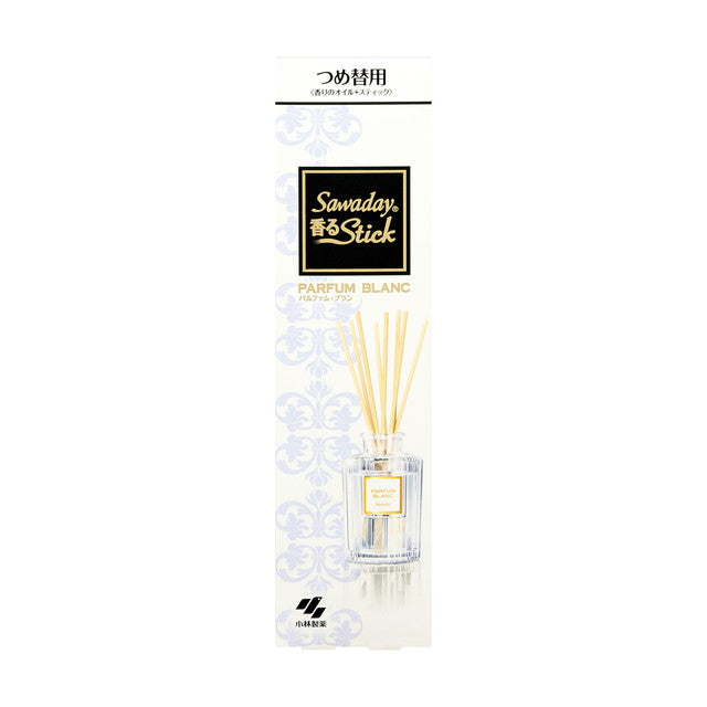 Kobayashi Pharmaceutical Sawaday Fragrance Stick Parfum Blanc Refill 70ml