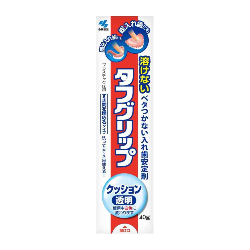 Kobayashi Pharmaceutical Tough Grip Cushion Transparent 40g