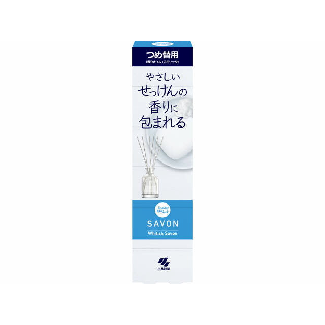 Kobayashi Pharmaceutical Sawaday Fragrant Stick SAVON Refill Whitetish Soap 70ml