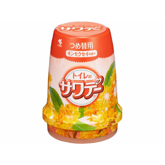 Kobayashi Pharmaceutical Toilet Sawa Day Refill Relaxing Kinmokusei Scent 140g