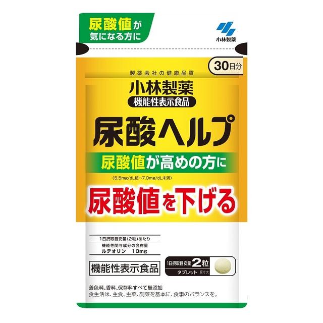 Kobayashi Pharmaceutical Uric Acid Help 30 Days Supply 60 Tablets