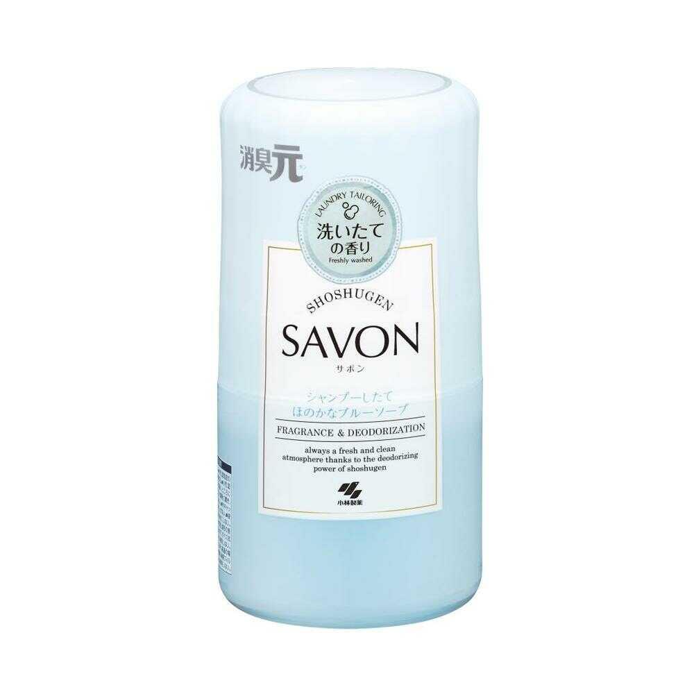 Kobayashi Pharmaceutical Deodorizer Savon Fresh Blue Soap Scent 400ml